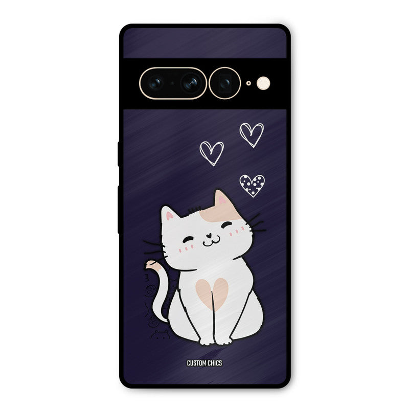 Cute Kitten Google Pixel 7 Pro Mobile Back Cover - Cute PrintShield Case