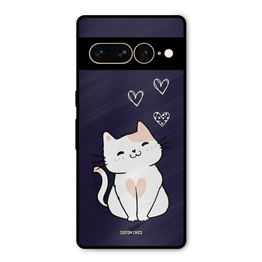 Cute Kitten Google Pixel 7 Pro Mobile Back Cover - Cute PrintShield Case