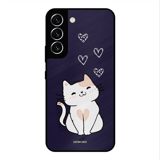 Cute Kitten Samsung Galaxy S22 Mobile Back Cover - Cute PrintShield Case