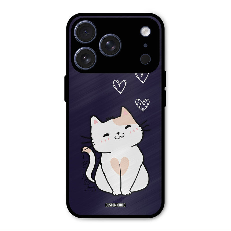 Cute Kitten iPhone 17 Pro Max Mobile Back Cover - Cute PrintShield Case