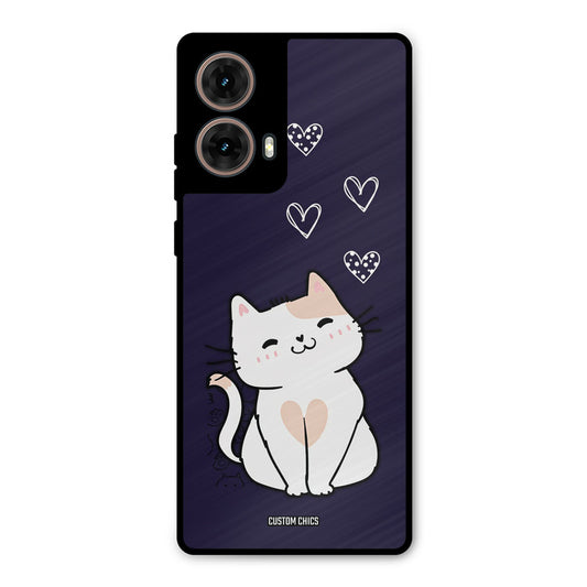 Cute Kitten Moto G85 Mobile Back Cover - Cute PrintShield Case