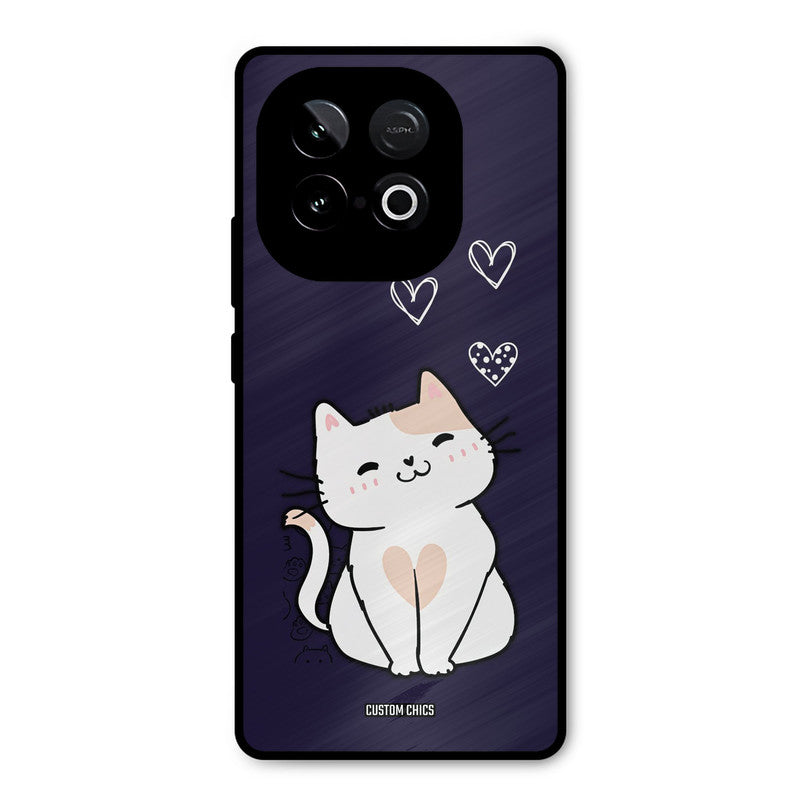 Cute Kitten iQOO Neo 10 Mobile Back Cover - Cute PrintShield Case