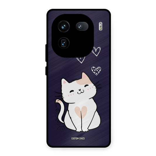 Cute Kitten iQOO 12 Mobile Back Cover - Cute PrintShield Case