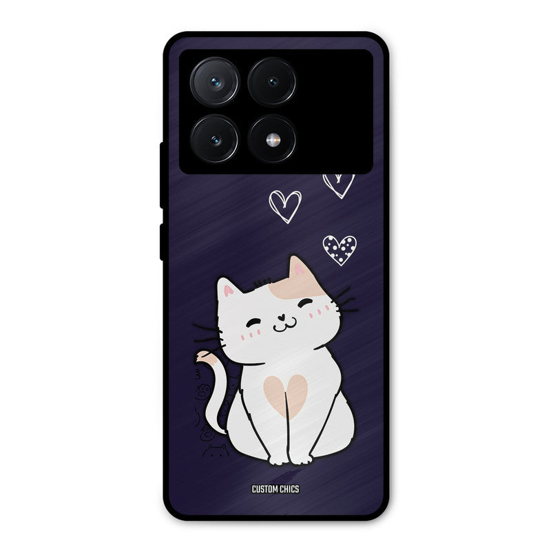 Cute Kitten Poco X6 Pro Mobile Back Cover - Cute PrintShield Case
