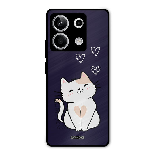 Cute Kitten Redmi Note 13 5G Mobile Back Cover - Cute PrintShield Case