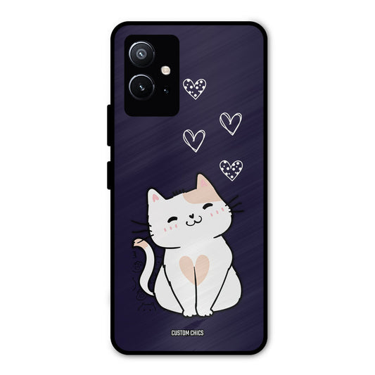 Cute Kitten Vivo Y75 5G Mobile Back Cover - Cute PrintShield Case