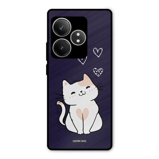 Cute Kitten Realme GT 6T Mobile Back Cover - Cute PrintShield Case