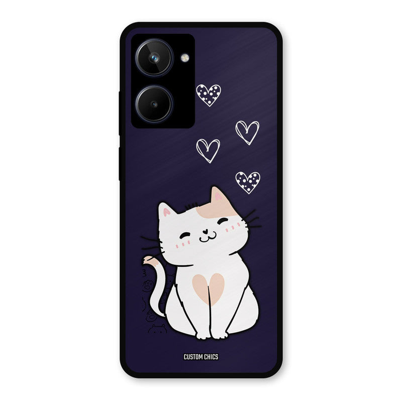 Cute Kitten Realme 10 Mobile Back Cover - Cute PrintShield Case
