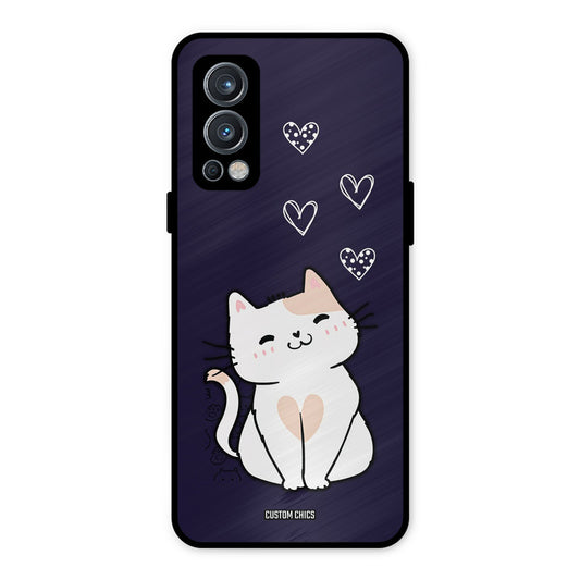 Cute Kitten OnePlus Nord 2 5G Mobile Back Cover - Cute PrintShield Case