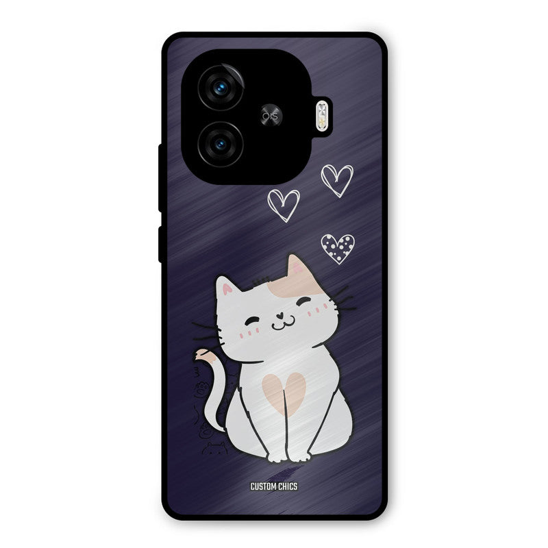 Cute Kitten iQoo Z9 Turbo Mobile Back Cover - Cute PrintShield Case