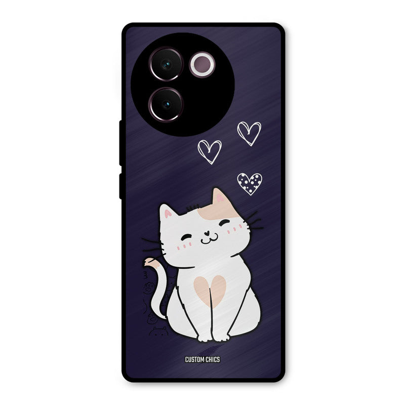 Cute Kitten Vivo V30e Mobile Back Cover - Cute PrintShield Case
