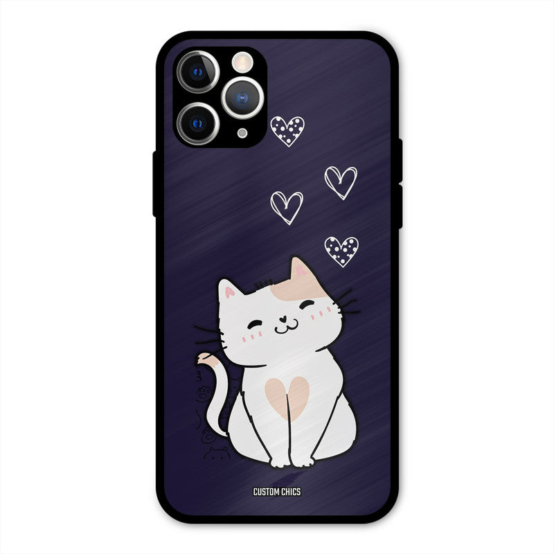 Cute Kitten iPhone 11 Pro Max Mobile Back Cover - Cute PrintShield Case