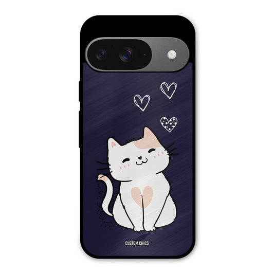 Cute Kitten Google Pixel 9 Mobile Back Cover - Cute PrintShield Case