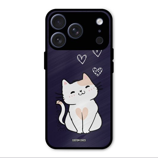 Cute Kitten iPhone 17 Pro Mobile Back Cover - Cute PrintShield Case