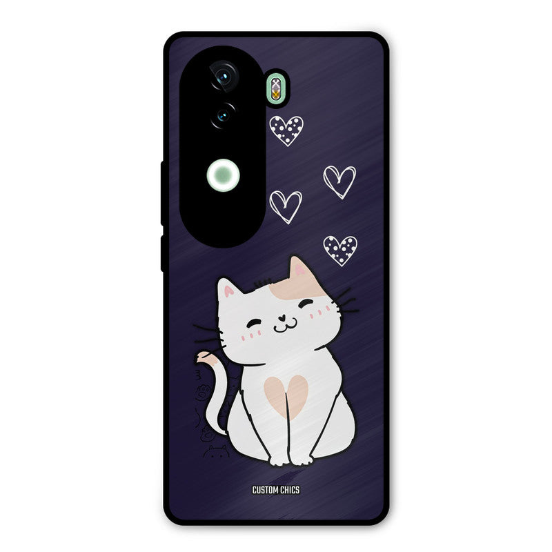 Cute Kitten Vivo V40e Mobile Back Cover - Cute PrintShield Case