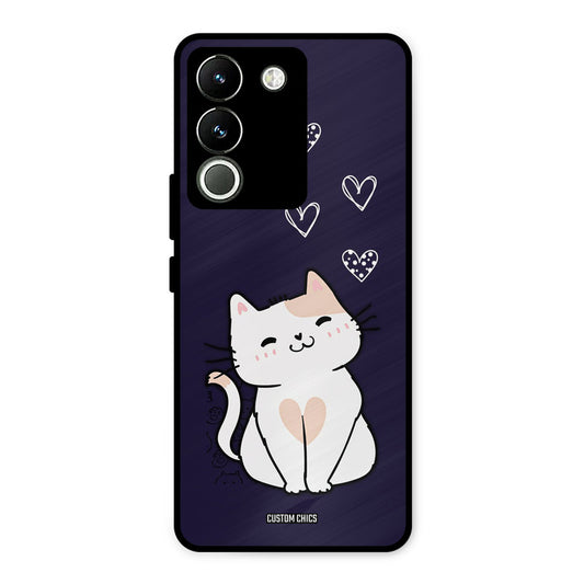 Cute Kitten Vivo Y200 Mobile Back Cover - Cute PrintShield Case