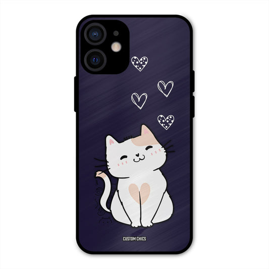 Cute Kitten iPhone 12 Mini Mobile Back Cover - Cute PrintShield Case