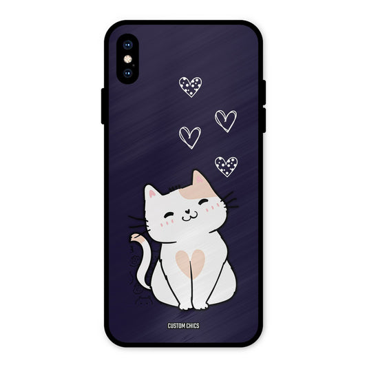 Cute Kitten iPhone XS Max Mobile Back Cover - Cute PrintShield Case