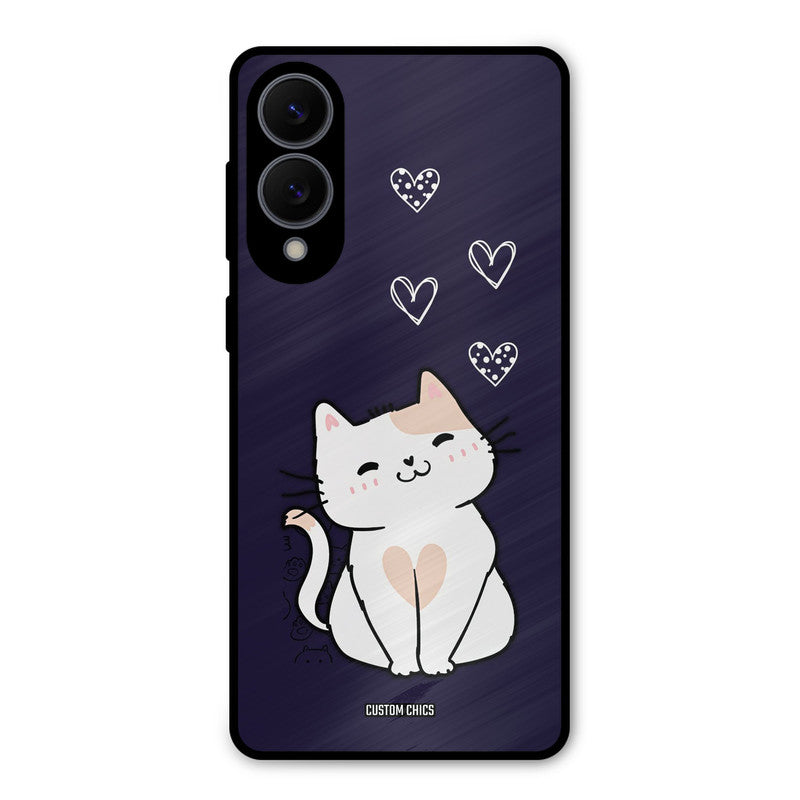 Cute Kitten Samsung Galaxy S25 Edge Mobile Back Cover - Cute PrintShield Case