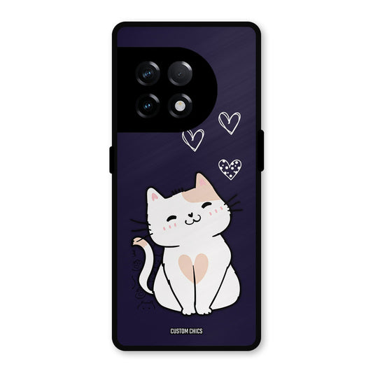 Cute Kitten OnePlus 11R Mobile Back Cover - Cute PrintShield Case