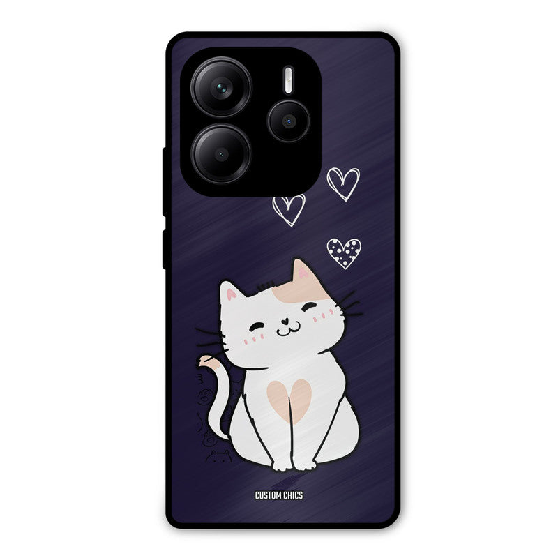 Cute Kitten Redmi Note 14 Mobile Back Cover - Cute PrintShield Case