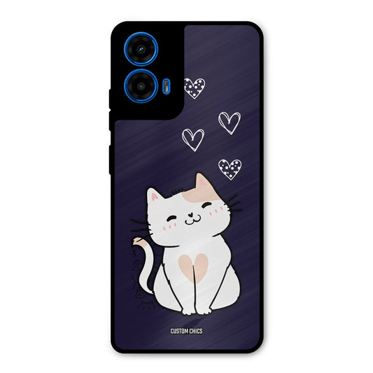 Cute Kitten Moto G45 Mobile Back Cover - Cute PrintShield Case