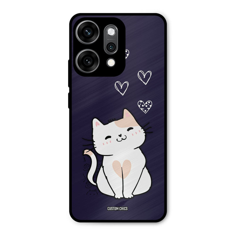 Cute Kitten Oppo Reno 14 Pro Mobile Back Cover - Cute PrintShield Case