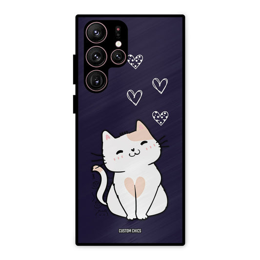 Cute Kitten Samsung Galaxy S22 Ultra Mobile Back Cover - Cute PrintShield Case
