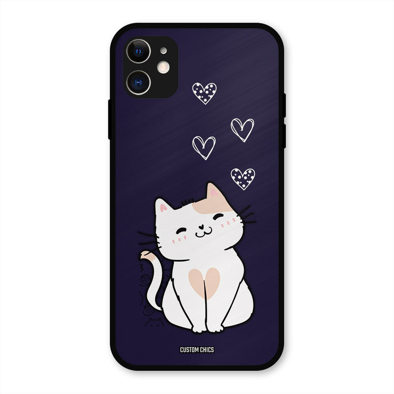 Cute Kitten iPhone 11 Mobile Back Cover - Cute PrintShield Case