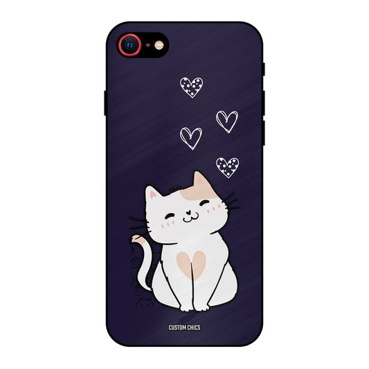 Cute Kitten iPhone SE 2020 Mobile Back Cover - Cute PrintShield Case