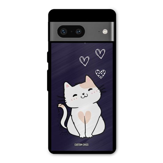 Cute Kitten Google Pixel 7 Mobile Back Cover - Cute PrintShield Case