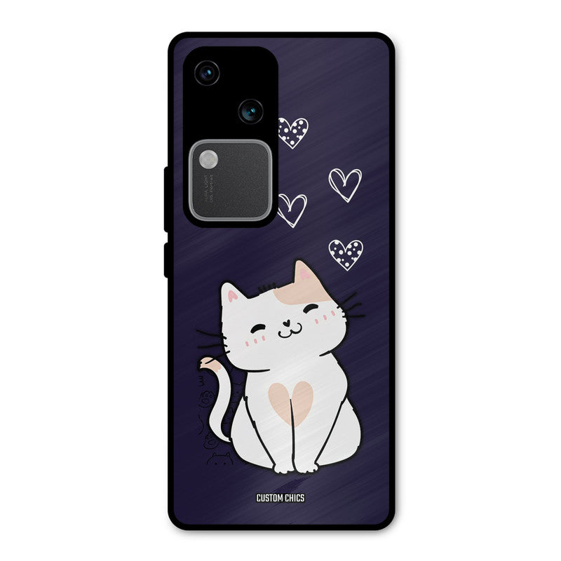 Cute Kitten Vivo V30 Mobile Back Cover - Cute PrintShield Case