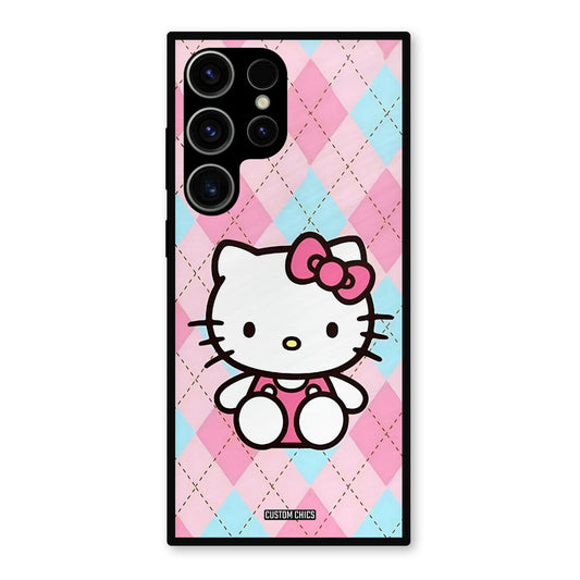Cute Kitty Pattern Samsung Galaxy S23 Ultra Mobile Back Cover - Cute PrintShield Case