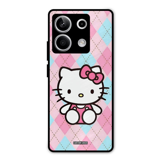 Cute Kitty Pattern Redmi Note 13 5G Mobile Back Cover - Cute PrintShield Case
