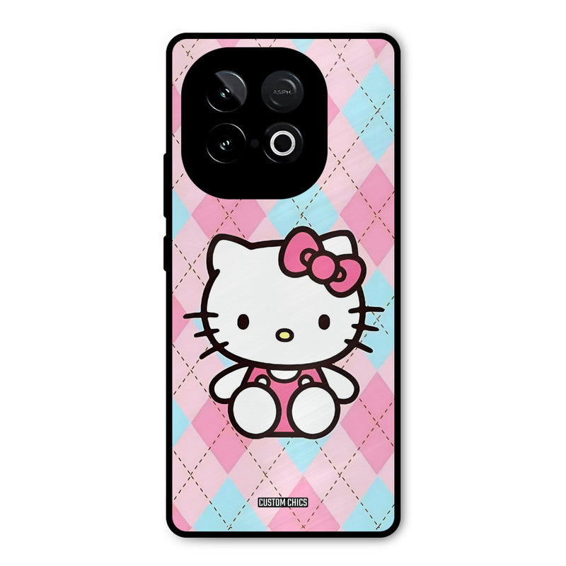 Cute Kitty Pattern iQOO Neo 10 Mobile Back Cover - Cute PrintShield Case