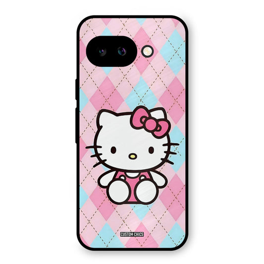 Cute Kitty Pattern Google Pixel 9A Mobile Back Cover - Cute PrintShield Case