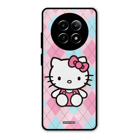 Cute Kitty Pattern Realme Narzo N65 Mobile Back Cover - Cute PrintShield Case