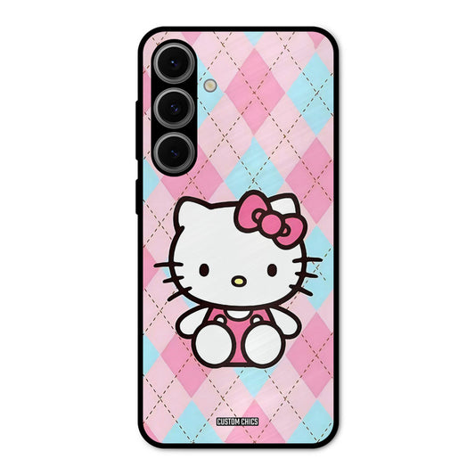 Cute Kitty Pattern Samsung Galaxy S24 Mobile Back Cover - Cute PrintShield Case