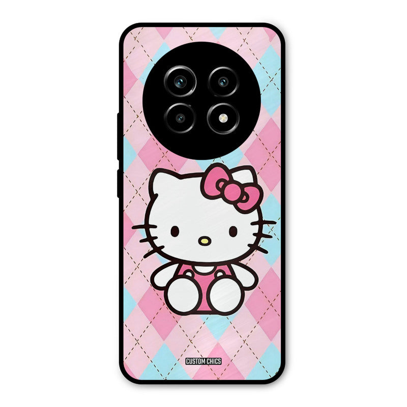 Cute Kitty Pattern Realme 13 Pro Mobile Back Cover - Cute PrintShield Case