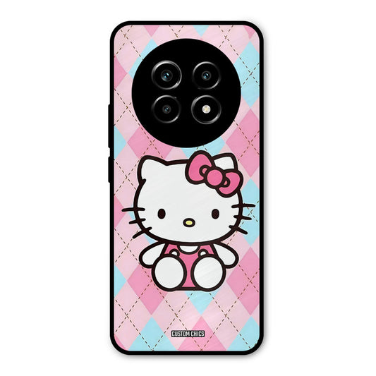 Cute Kitty Pattern Realme 13 Pro Mobile Back Cover - Cute PrintShield Case