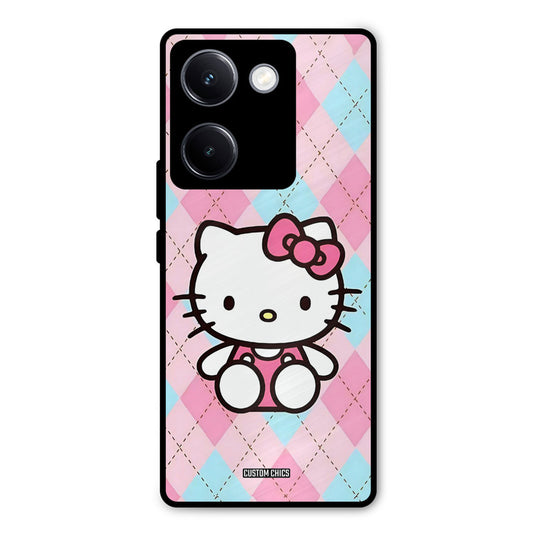 Cute Kitty Pattern Vivo Y300 Plus Mobile Back Cover - Cute PrintShield Case
