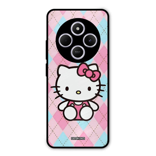 Cute Kitty Pattern Poco M7 Mobile Back Cover - Cute PrintShield Case