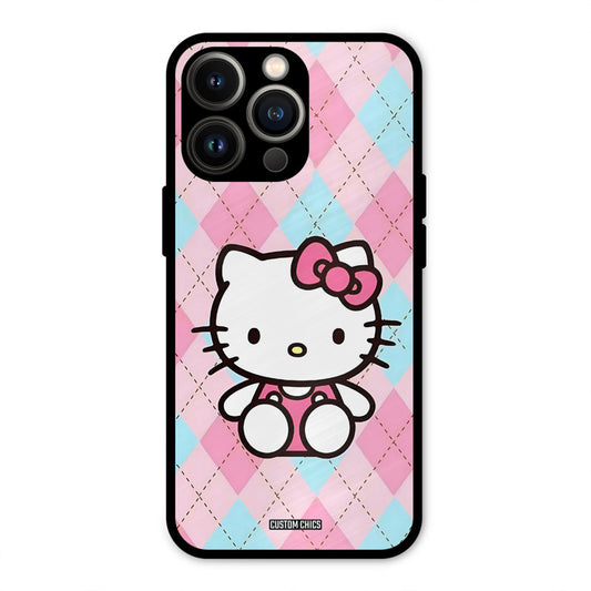 Cute Kitty Pattern iPhone 13 Pro Max Mobile Back Cover - Cute PrintShield Case