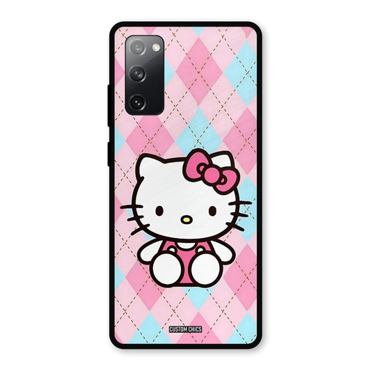 Cute Kitty Pattern Samsung Galaxy S20 FE Mobile Back Cover - Cute PrintShield Case