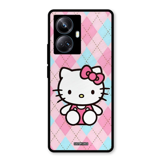 Cute Kitty Pattern Realme 10 Pro Plus Mobile Back Cover - Cute PrintShield Case