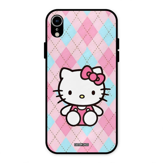Cute Kitty Pattern iPhone XR Mobile Back Cover - Cute PrintShield Case