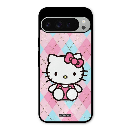 Cute Kitty Pattern Google Pixel 9 Pro XL Mobile Back Cover - Cute PrintShield Case