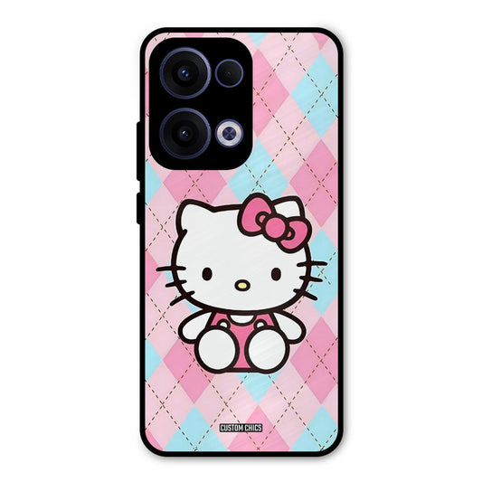 Cute Kitty Pattern Oppo Reno 13 5G Mobile Back Cover - Cute PrintShield Case