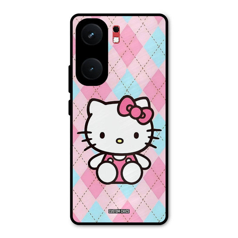Cute Kitty Pattern iQOO Neo 9 Pro Mobile Back Cover - Cute PrintShield Case