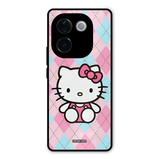 Cute Kitty Pattern iQOO Z9s Pro Mobile Back Cover - Cute PrintShield Case